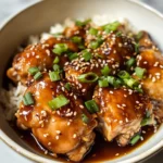 Honey Garlic Slow Cooker Chicken Thighs