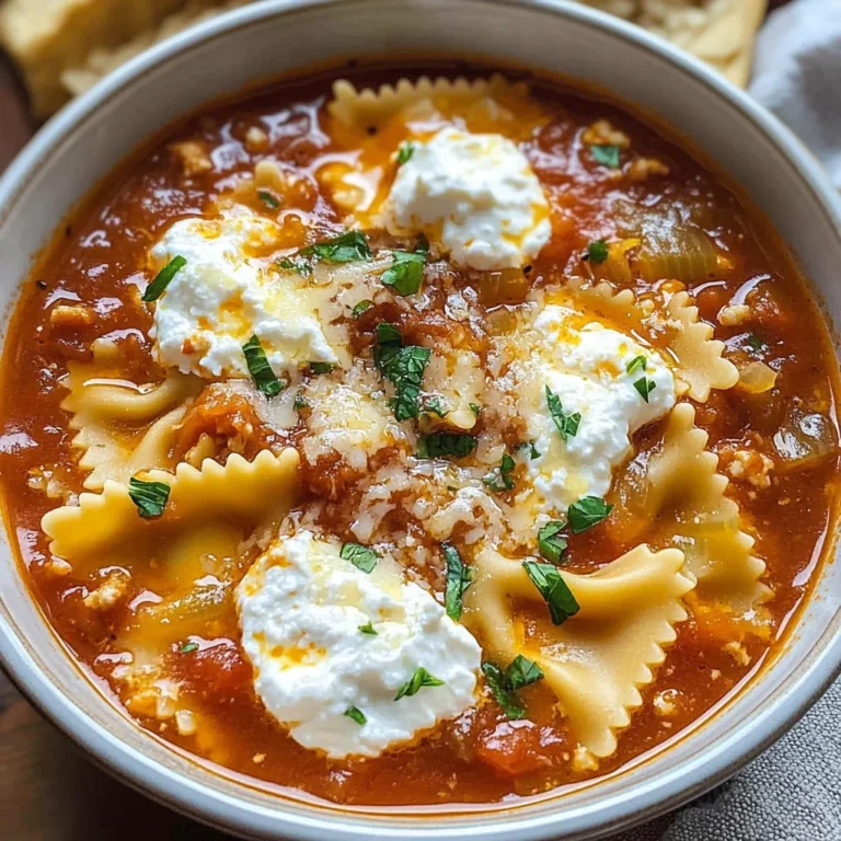 Lasagna Soup