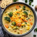 One Pot Creamy Vegetable Soup