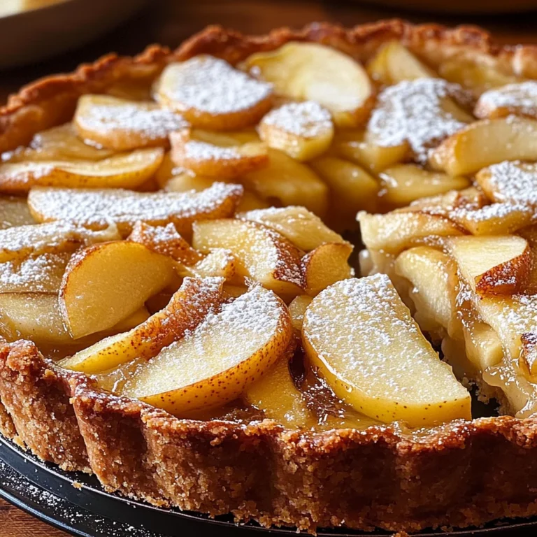 Pastel Alemán con Relleno de Manzana