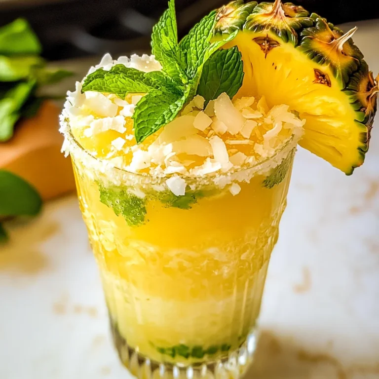 Pineapple Coconut Mojito Recipe
