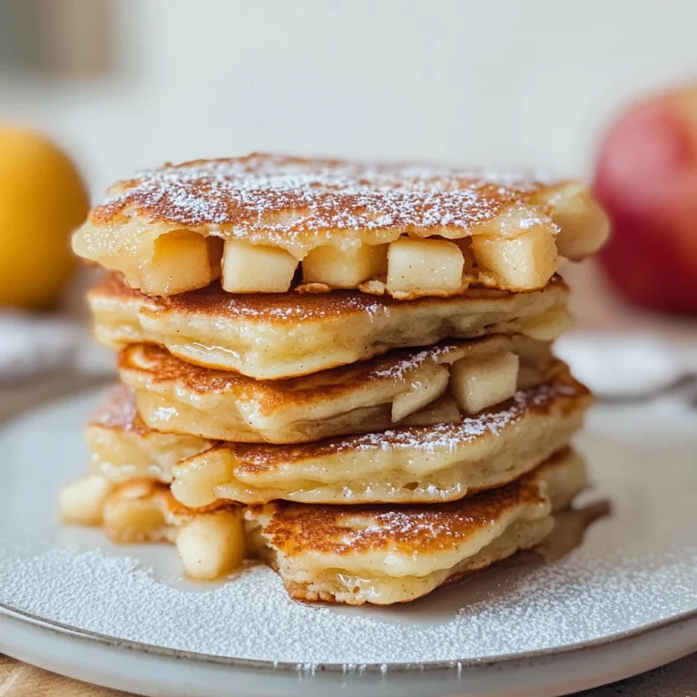 Polish Apple Pancakes (with yeast)
