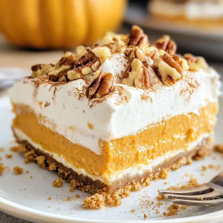 Pumpkin Delight Dessert