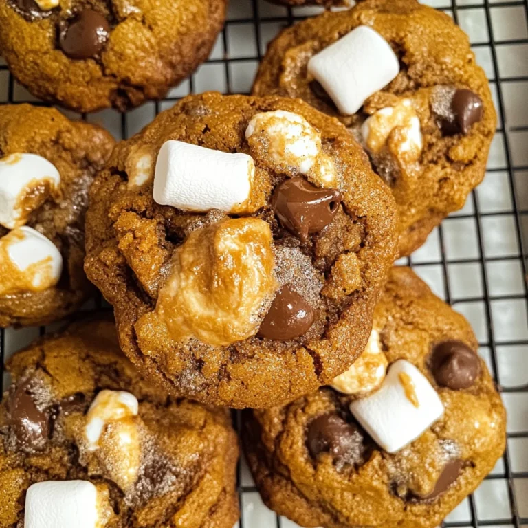 Pumpkin S'mores Cookies