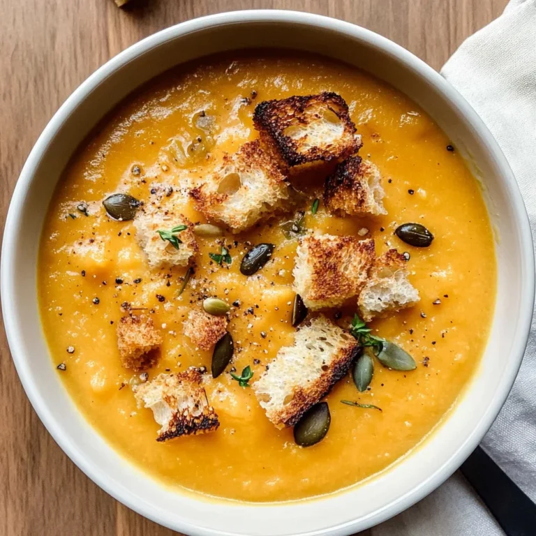 Roasted Butternut Squash Soup Recipe