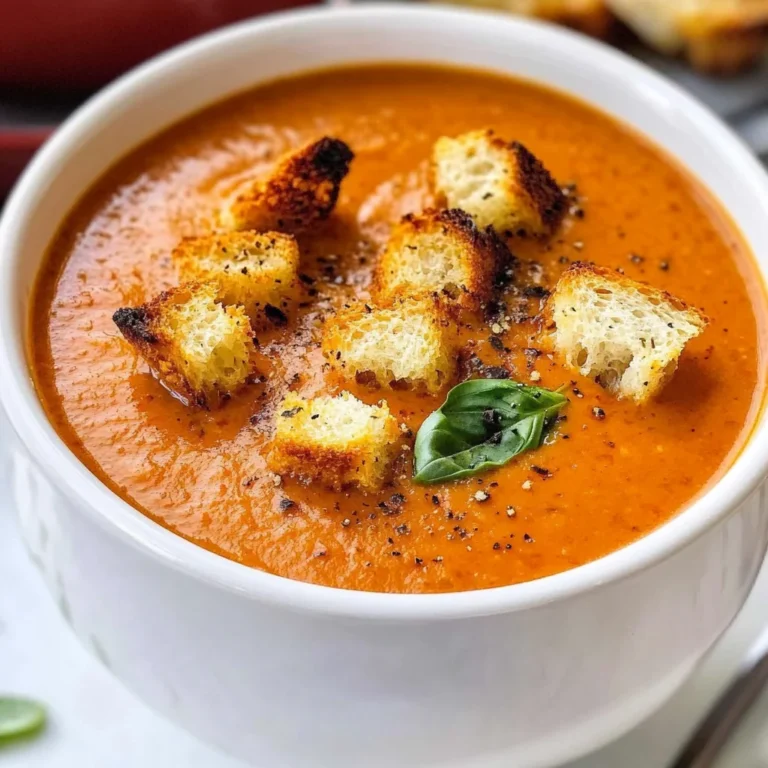 Roasted Tomato Basil Soup