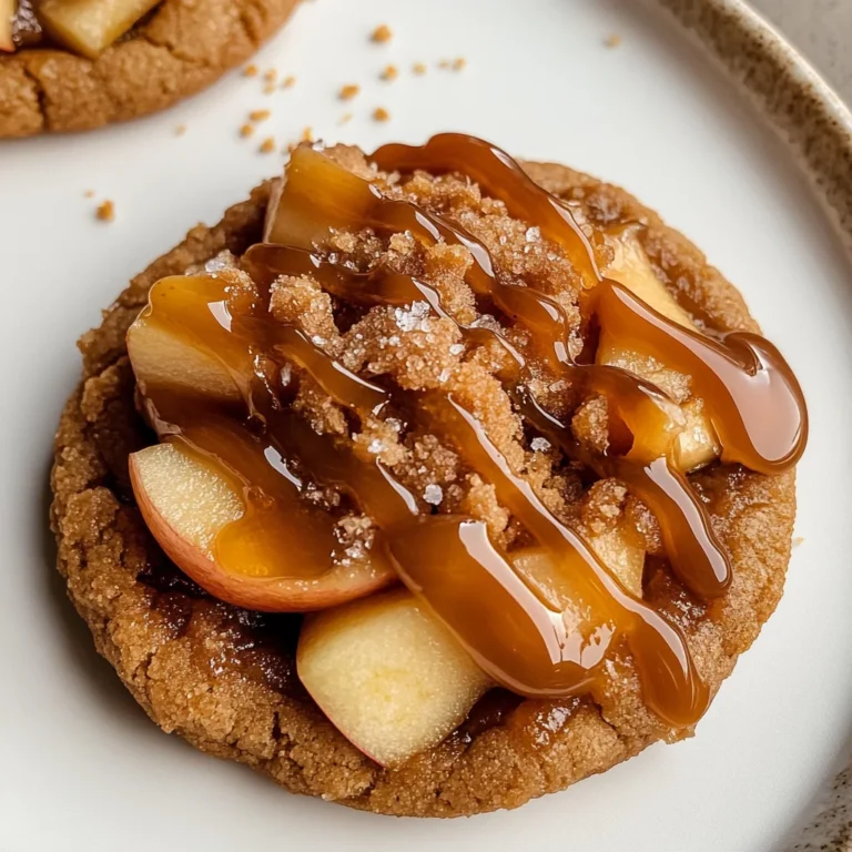 Salted Caramel Apple Pie Cookies