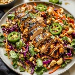 Sesame Chicken Cabbage Crunch Salad