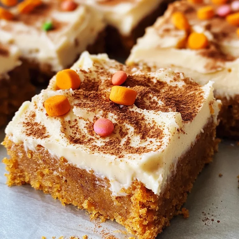 Sheet Pan Libby's Pumpkin Bars