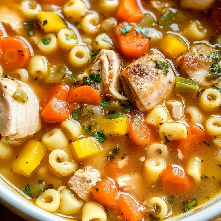 Sicilian Chicken Soup