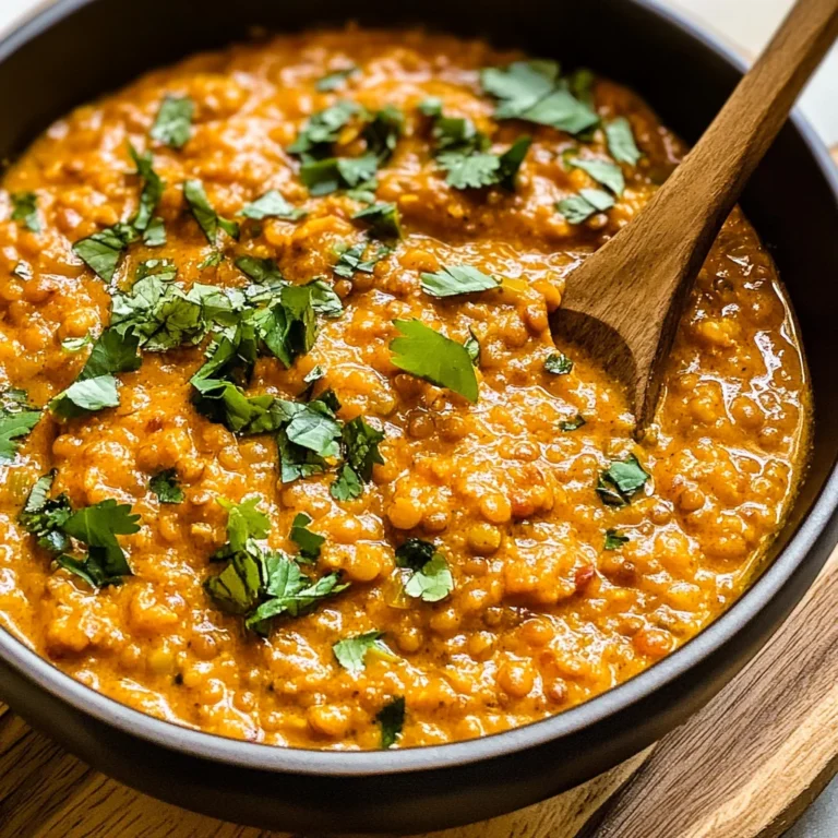 Spicy Red Lentil Curry