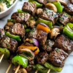 Steak Kabobs with Garlic Butter