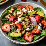 Strawberry Spinach Salad with Strawberry Balsamic