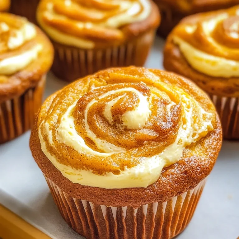 Best Swirled Pumpkin Cream Cheese Muffins