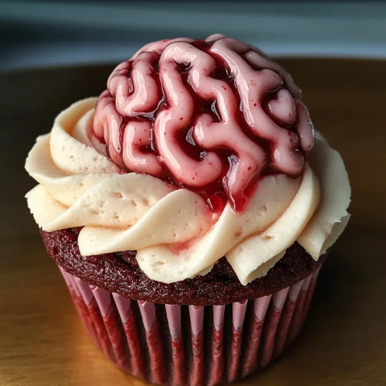 Bleeding Brain Cupcakes