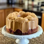 Buttermilk Sour Cream Pound Cake with Southern Caramel Icing
