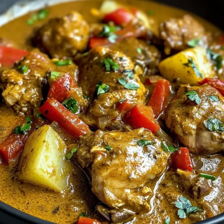 Creamy Jamaican Chicken Curry with Coconut & Spice