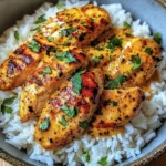 Creamy Peri-Peri Chicken Over Garlic Rice