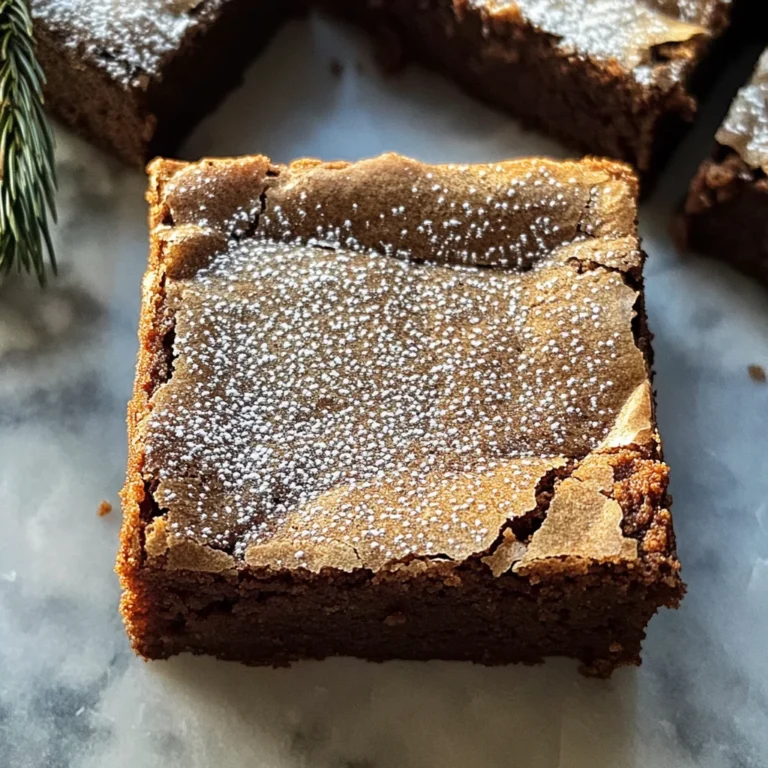 Gingerbread Brownies