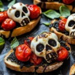 Halloween Bruschetta Appetizer