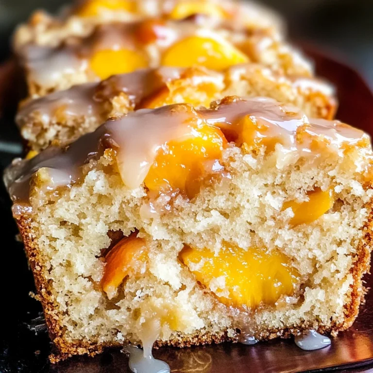 Heavenly Peach Bread