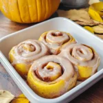 Homemade Pumpkin Chai Cinnamon Rolls