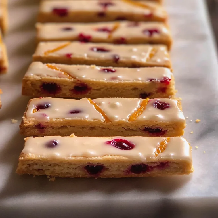 Orange Cranberry Shortbread Cookies
