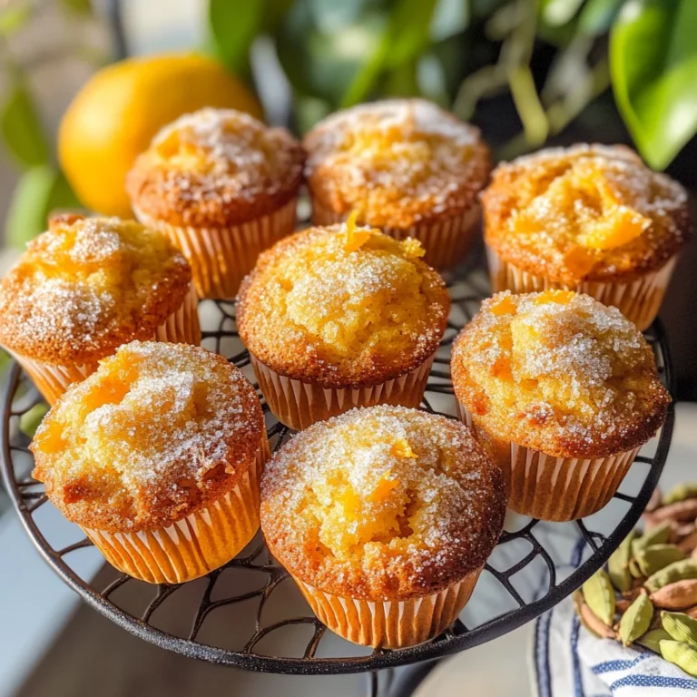 Orange and Cardamom Muffins