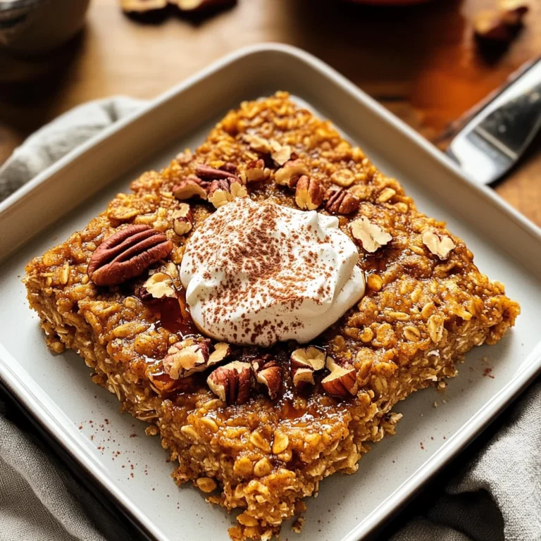 Pumpkin Baked Oatmeal