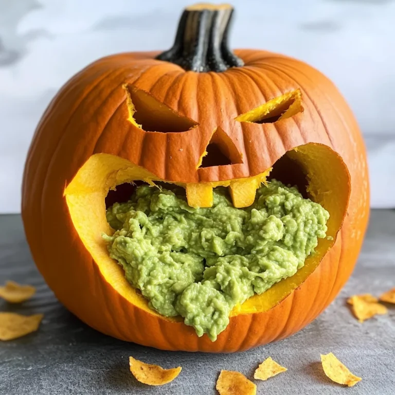 Throwing Up Pumpkin Guacamole Recipe