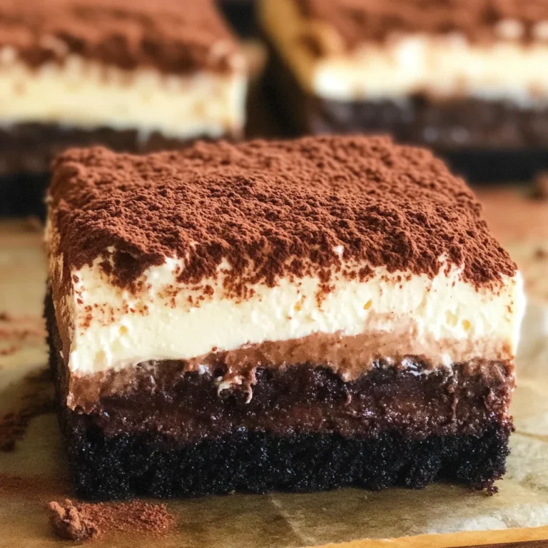 Tiramisu Brownies
