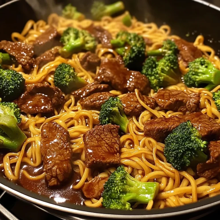 Beef, Broccoli & Noodle Stir-Fry