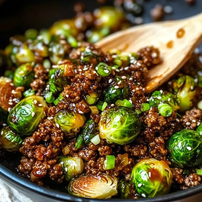 Beef and Brussels Sprouts Stir-Fry