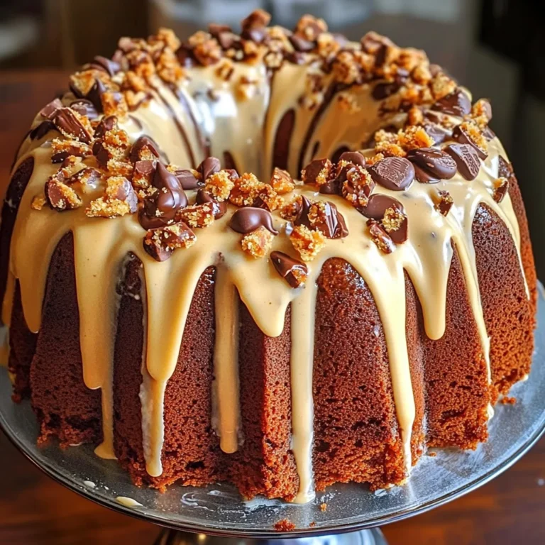 Butterfinger Bundt Cake