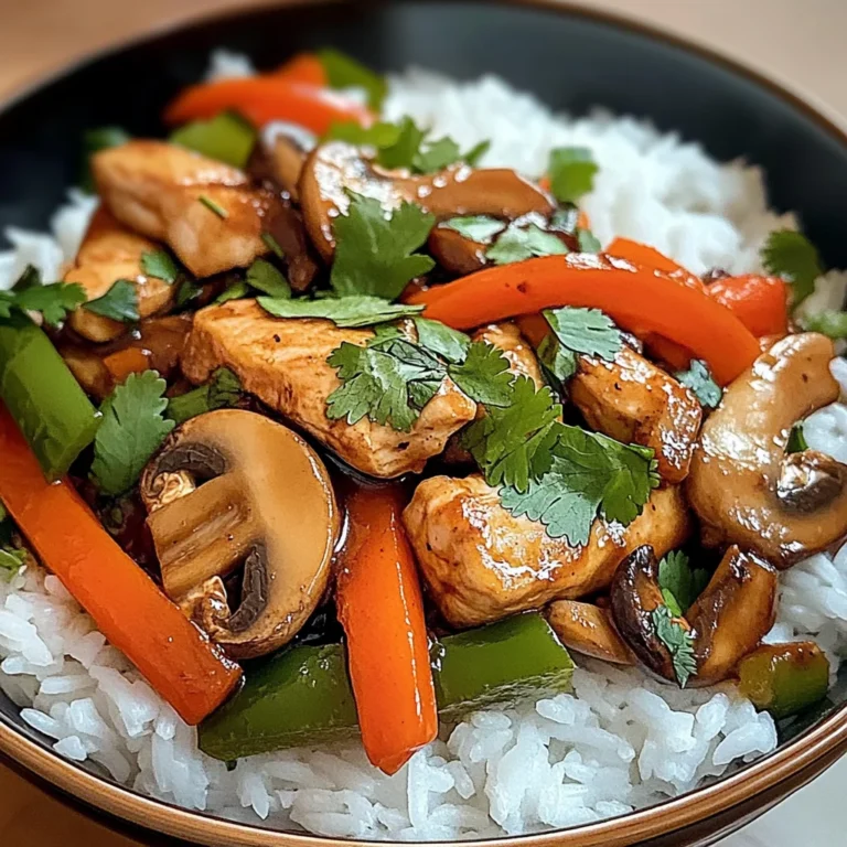 Chicken, Mushroom & Veggie Rice Bowl