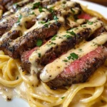Creamy Cajun Steak Alfredo