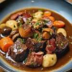 French Beef Stew with Mushrooms
