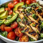 Grilled Chicken Avocado Salad
