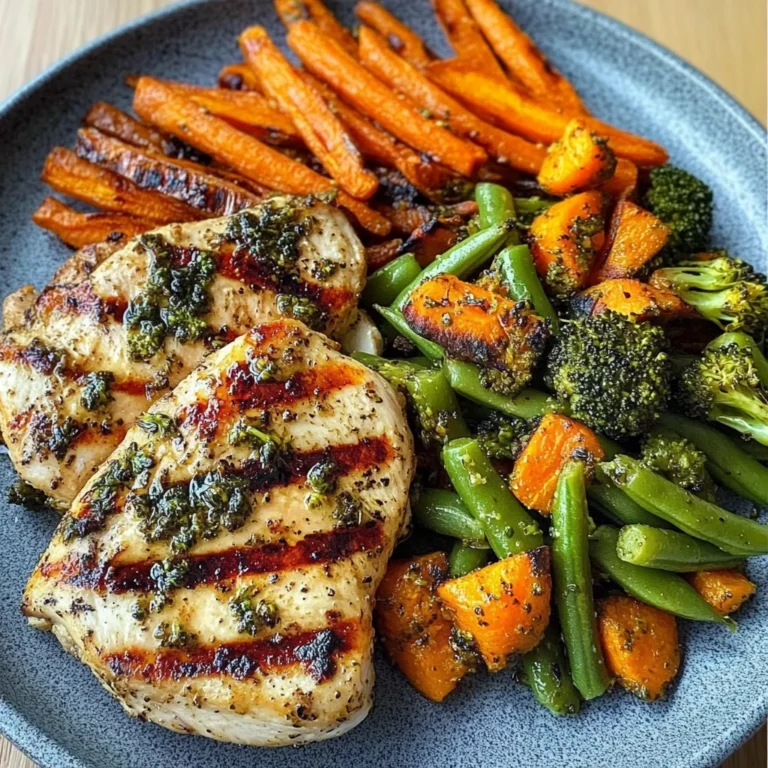 Grilled Chicken with Sautéed Mixed Veggies & Roasted Roots