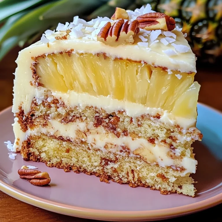 Hawaiian Pineapple Cake Recipe