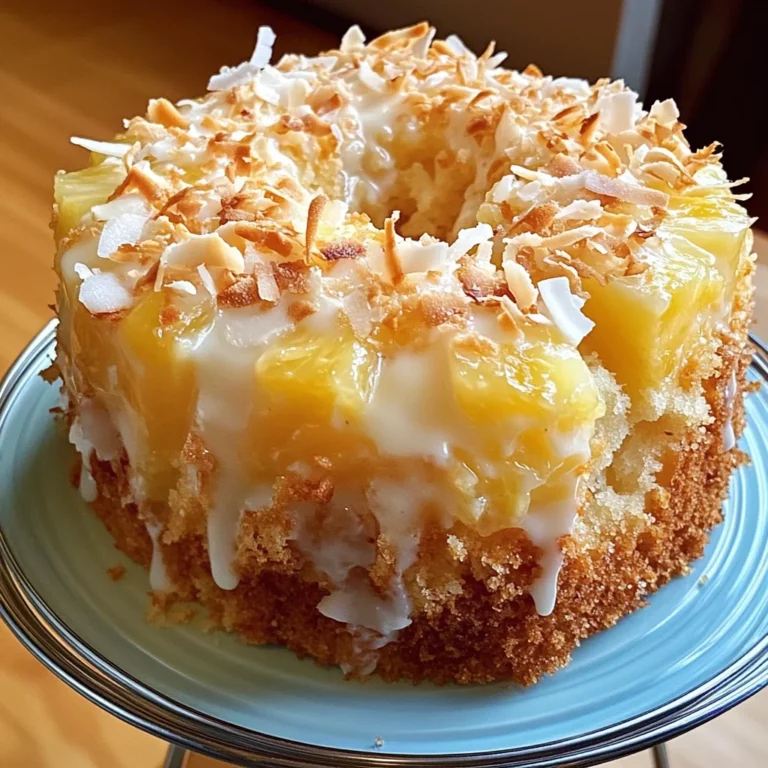 Pineapple Coconut Pound Cake