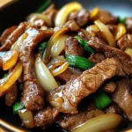 Savory Stir-Fried Beef with Sweet Onions in a Chinese-Style Sauce