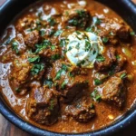 Slow-Cooked Lamb Rogan Josh with Kashmiri Chili and Yogurt