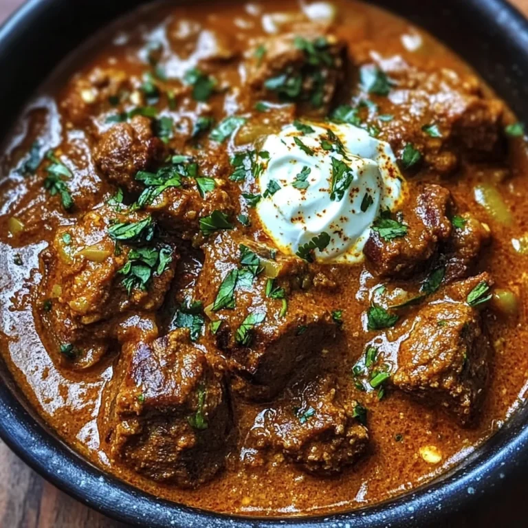 Slow-Cooked Lamb Rogan Josh with Kashmiri Chili and Yogurt
