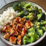 Teriyaki Chicken and Broccoli Bowl