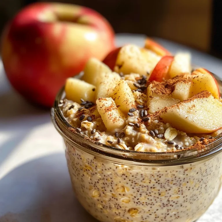 Apple Cinnamon Overnight Oats