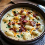 Bacon Cheddar Gnocchi Soup – A Rich and Creamy Comfort Meal