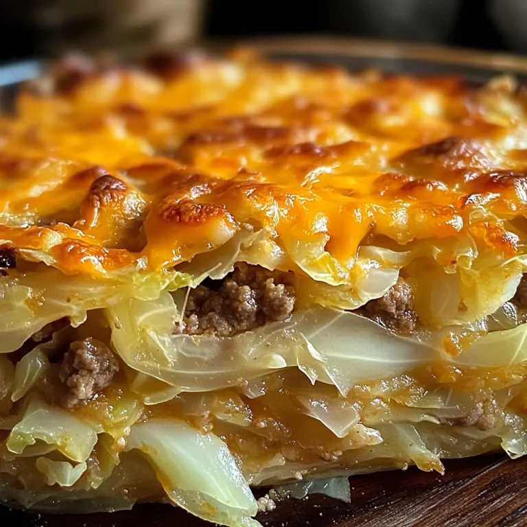 Cabbage Beef Bake
