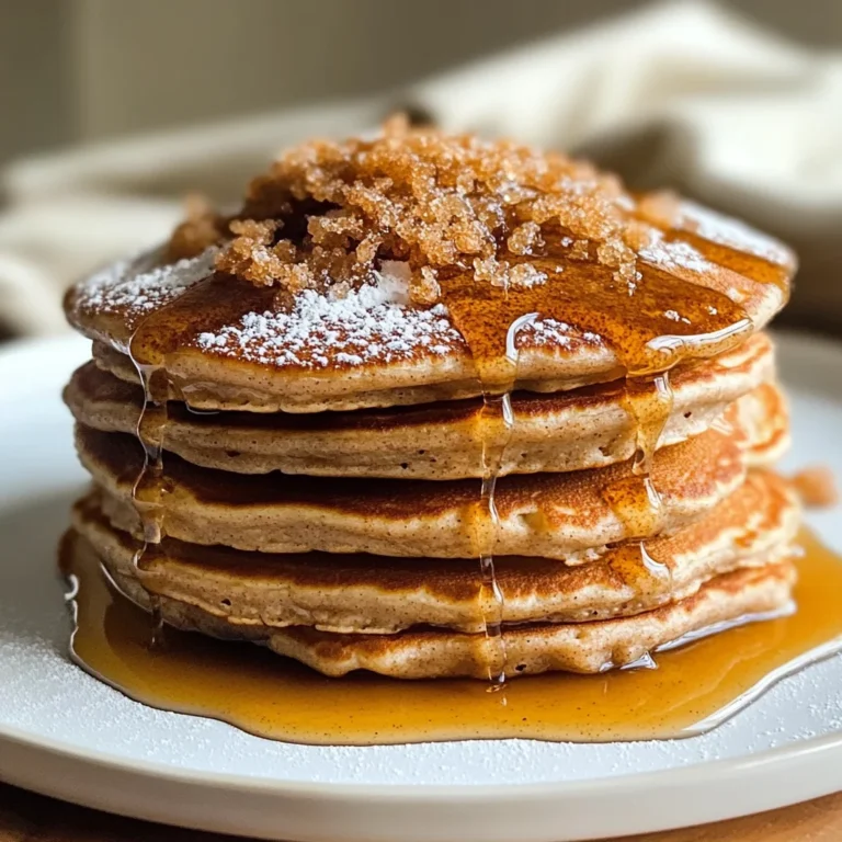 Cinnamon Brown Sugar Pancakes