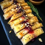 Cranberry and Brie Filo Crackers | Video